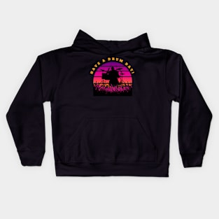 Have a drum day! Kids Hoodie